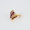 Bague 56 Bague rubis diamants 58 Facettes