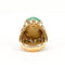 Bague 56 Bague Emeraude cabochon diamants 58 Facettes