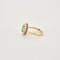 Bague 56 Bague or platine émeraude diamants 58 Facettes