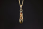 Pendentif Pendentif Ballerine en Or 18 Carats 58 Facettes