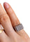 Bague 47 Bague Chevalière or gris diamants 58 Facettes