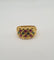 Bague 59 Bague or jaune rubis émeraudes 58 Facettes