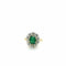 Bague 57 Bague Marguerite Emeraude et diamants 58 Facettes 1.0000330/1