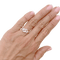 Bague 54 Bague Dinh Van, "Menottes R7.5", or blanc, diamants. 58 Facettes 34749