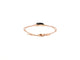 bracelet CHAUMET jeux de liens onyx diamant en or rose 18k 15-17 cm