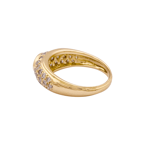 Bague 52 Bague vintage or jaune, diamants, saphir. 58 Facettes 34389