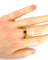 Bague 54 Bague en or jaune 18 carats en rubis et diamants 58 Facettes AB325