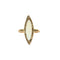 Bague 48 Bague marquise or rose et argent, opale et diamants 58 Facettes GU226