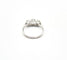 Bague 54 Bague Jarretière Diamants Vintage 58 Facettes