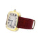 Montre Montre Cartier, « Square » en or jaune et cuir. 58 Facettes 35327