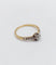 Bague 48 Bague solitaire art déco or jaune et diamants 58 Facettes A05660