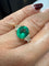 Bague 53 Bague Or jaune - Emeraude Brésil et Diamants triangle 58 Facettes 1.0000595/1
