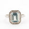 Bague Bague Argent Marcassites 58 Facettes