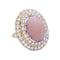 Bague 56 Bague M.Gérard corail, diamants. 58 Facettes 32500