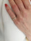 Bague 52 DEMI-ALLIANCE DIAMANTS 58 Facettes 88031