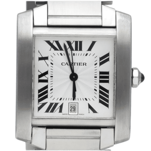 Montre Cartier Montre Tank Francaise Gm Automatique 58 Facettes MT43972
