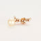 Boucles d'oreilles Boucles d'oreilles or rose diamants perles 58 Facettes LP430