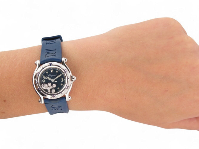 Montre montre CHOPARD happy sport happy fish 278923-3001 quartz 26 mm diamants 58 Facettes 269448