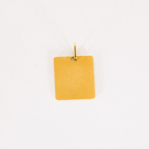 Pendentif AUGIS-Médaille d'amour rubis or jaune pointes de diamant 58 Facettes
