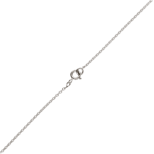 Collier Collier pendentif en or gris 18K avec diamant taille ancienne 0,80 ct I-VS – 40 cm 58 Facettes