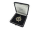 Pendentif rare vintage pendentif HERMES barre a roue en argent 800 & or jaune 18k 24.8 gr 58 Facettes 268491
