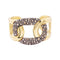 Bracelet Bracelet Pomellato Tango or et diamant blancs et bruns 58 Facettes 34498