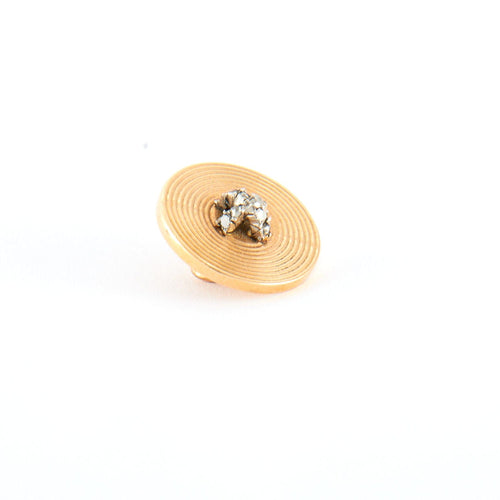 Boutons de manchette Parure d Habit Diamants Or et Platine 58 Facettes