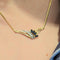 Collier Collier en or jaune diamants et saphirs 58 Facettes 29755