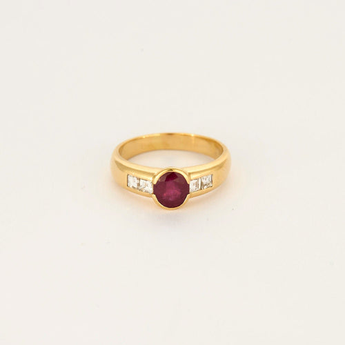 Bague 53 Rubis et Diamants 58 Facettes LP1319/11
