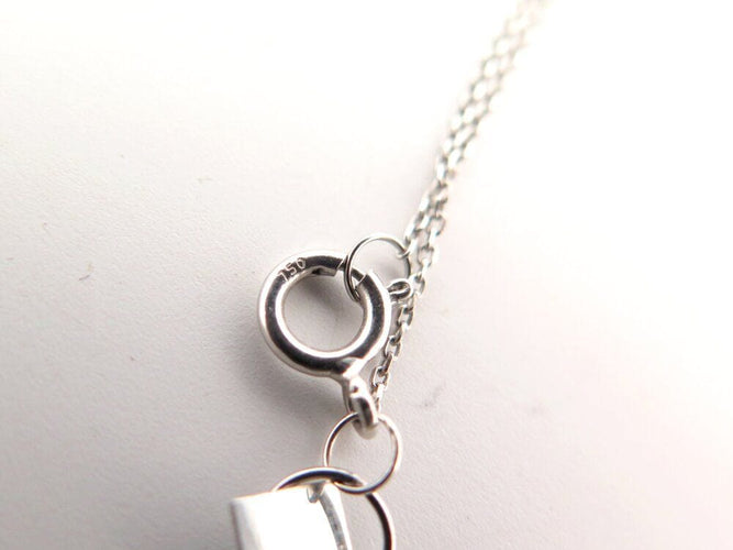 Collier collier VANRYCKE valentine en or blanc 18k diamant solitaire 58 Facettes 266428