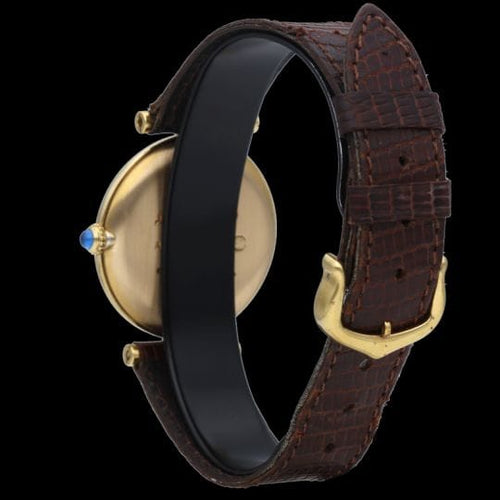 Montre Cartier Montre Must De Cartier Vermeil 58 Facettes MT43897