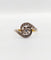 Bague 53.5 Bague tourbillon antique or 18k platine et diamants (circa 1920) 58 Facettes A06335