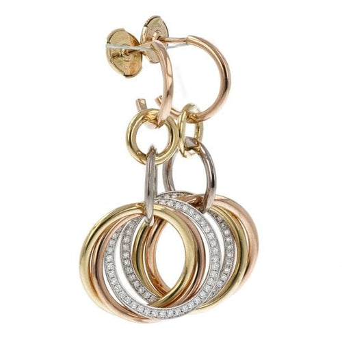 Boucles d'oreilles Cartier Boucles D'Oreilles Cartier Collection "Trinity" 58 Facettes 4267