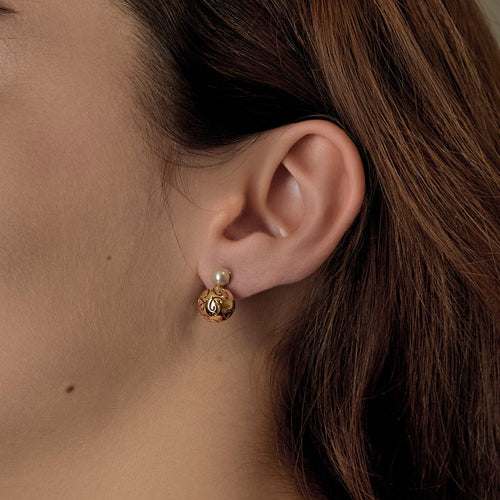 Boucles d'oreilles Boucles d'oreilles en Or jaune et perle de culture 58 Facettes VES0730