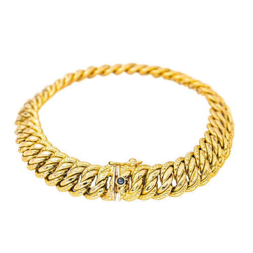 Bracelet Caplain Paris Bracelet  Or jaune Saphir 58 Facettes 4588139CN