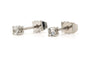 Boucles d'oreilles Boucles d'oreilles - Contemporaines serties de diamants en or blanc 18 carats 58 Facettes 23333
