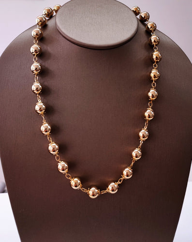 Collier Collier marseillais boules, or jaune 58 Facettes COL.MARSEIL.1650