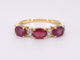 Bague Bague en or avec diamants et rubis 58 Facettes 2125