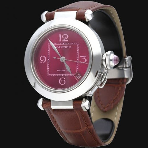 Montre Cartier Montre Pasha C 35Mm Rose Automatique 58 Facettes MT44385