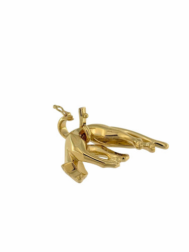 Pendentif Cartier Pendentif Panthère suspendu en or jaune 18 carats 58 Facettes