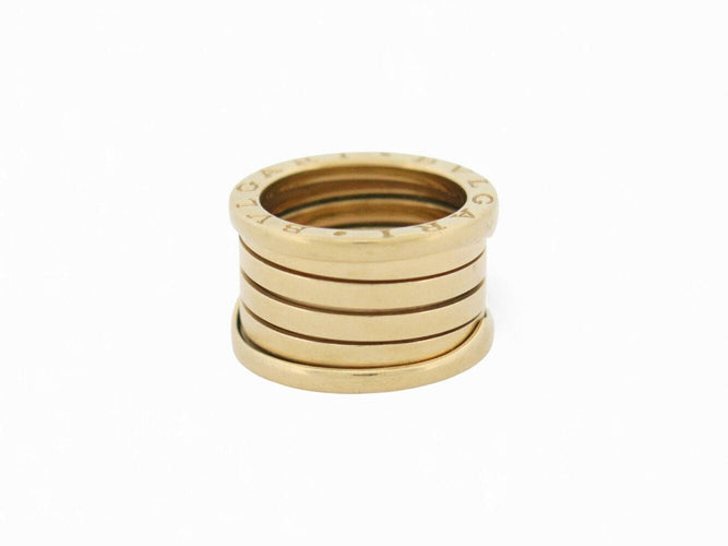 Bague 50 bague BULGARI b.zero1 4 rangs 323541 t50 en or jaune 18k 11gr 58 Facettes 271101