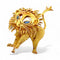 Broche Broche petit Lion en or jaune 18 carats et saphirs 58 Facettes