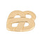 Pendentif Poiray Pendentif Cœur entrelacé Or jaune 58 Facettes 3877903CN
