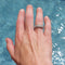 Bague Bague rivière années 40 diamants platine 58 Facettes 62