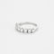 Bague 53 Alliance or blanc diamants 58 Facettes LP999/13