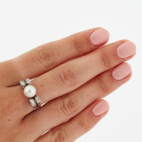 Bague 52 BAGUE EN OR BLANC ET PLATINE 18 CARATS 58 Facettes REF 10202/12
