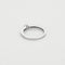 Bague 52,5 Bague solitaire en or blanc et diamants 58 Facettes GU295