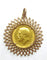 Collier Medaille porte-pièce Souverain Georges V 58 Facettes 605/1