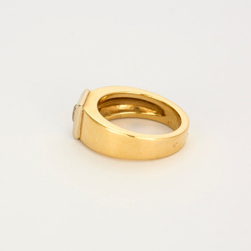 Bague 53 BAGUE STYLE CHEVALIERE DIAMANT 58 Facettes 31200031