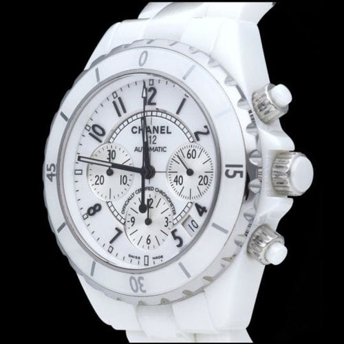 Montre Chanel Montre J-12 Chronographe Automatique Céramique 58 Facettes MT42482